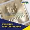 etiquetas certificados